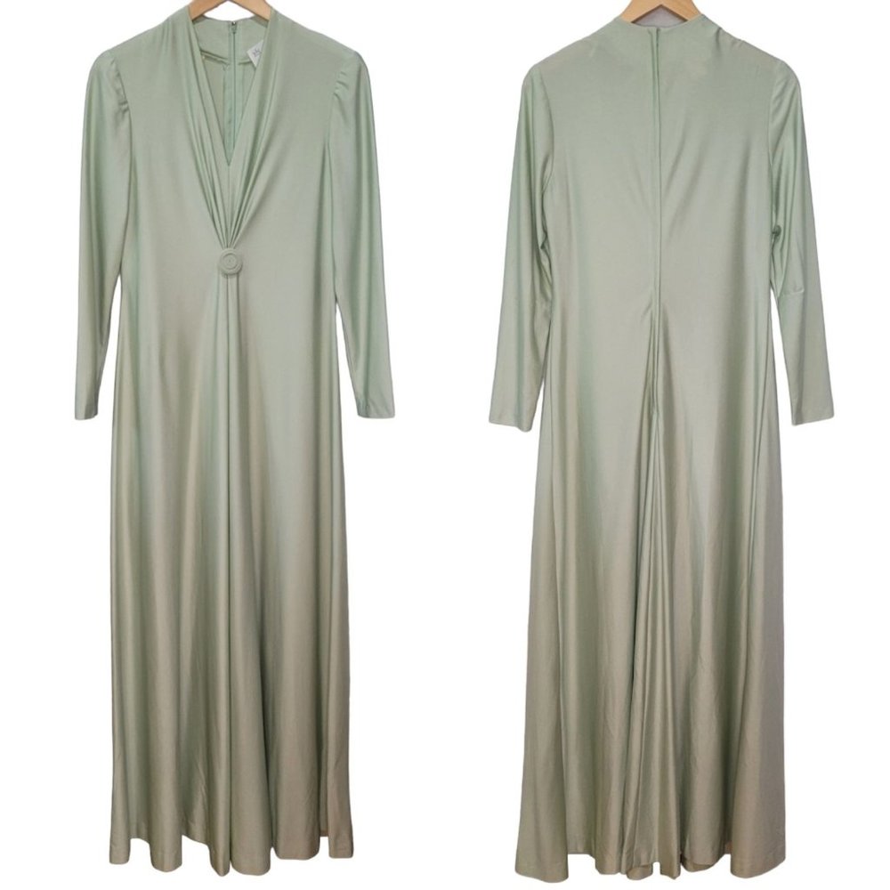 Vtg 60s Alfred Werber Gown